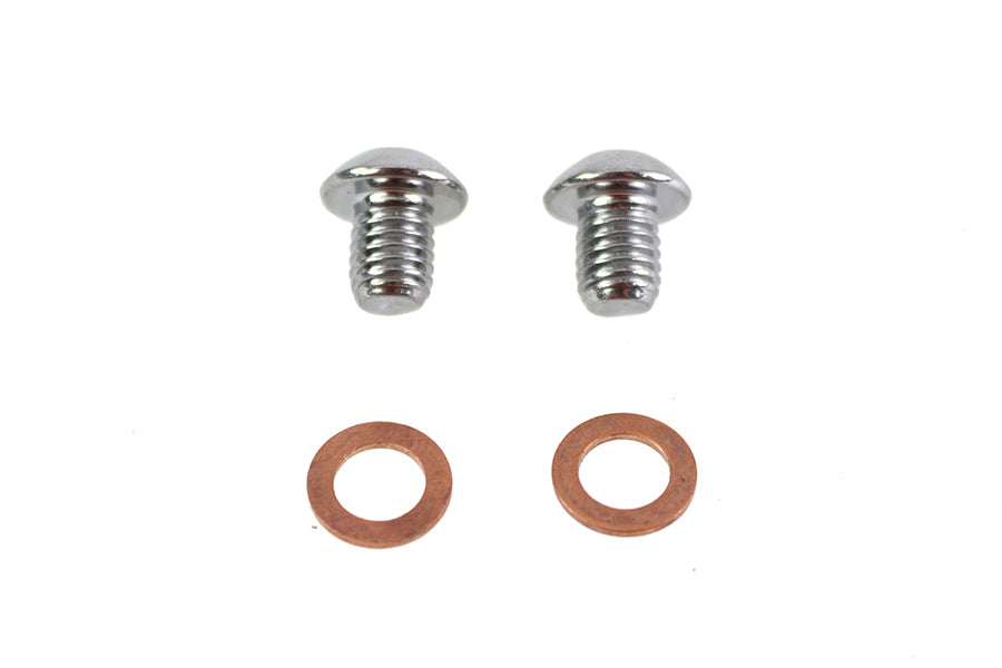 HARLEY 41mm Fork Slider Drain Screw Fits 1976-1984 FL,   1979-UP FLT,   1984-2005 FXST,   1986-2005