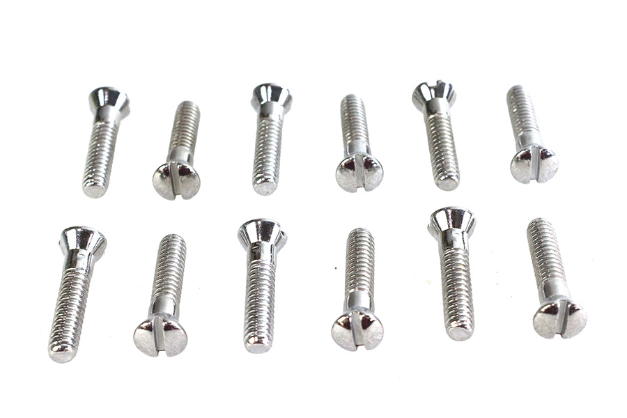 HARLEY Cam Cover Screw Kit Chrome Fits 1936-1940 EL,   1941-1969 FL,