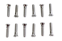 HARLEY Cam Cover Screw Kit Chrome Fits 1936-1940 EL,   1941-1969 FL,
