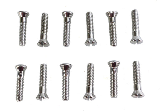 HARLEY Cam Cover Screw Kit Chrome Fits 1936-1940 EL,   1941-1969 FL,
