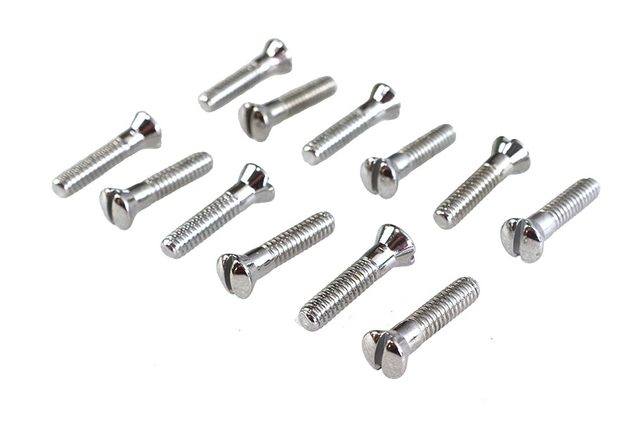 HARLEY Cam Cover Screw Kit Chrome Fits 1936-1940 EL,   1941-1969 FL,