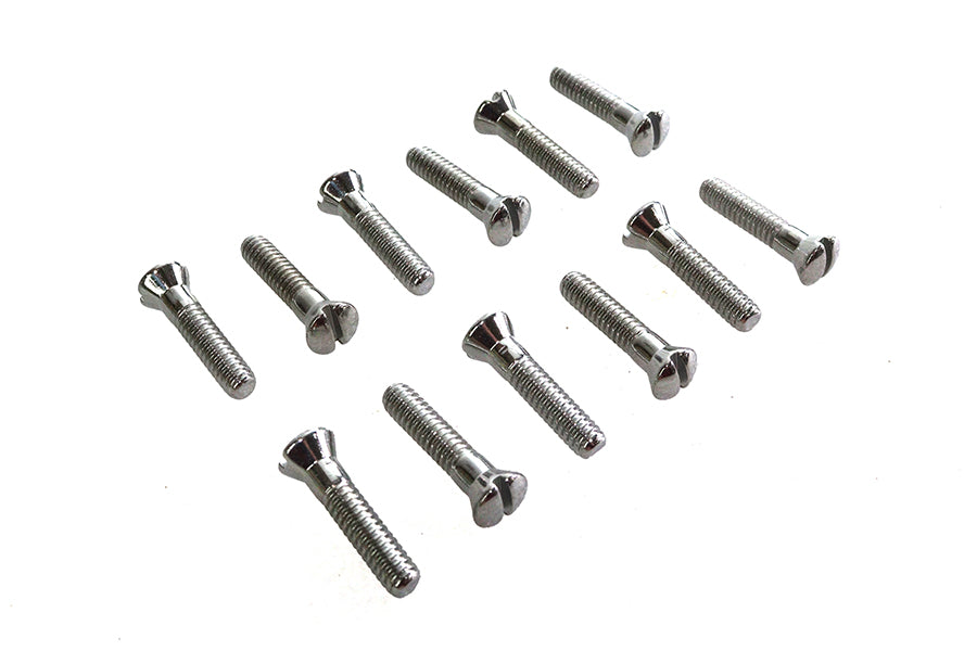HARLEY Cam Cover Screw Kit Chrome Fits 1936-1940 EL,   1941-1969 FL,