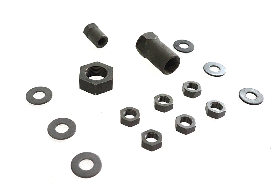 HARLEY Support Rod Mount Kit Parkerized Fits 1932-1952 WL,   1932-1973 G,