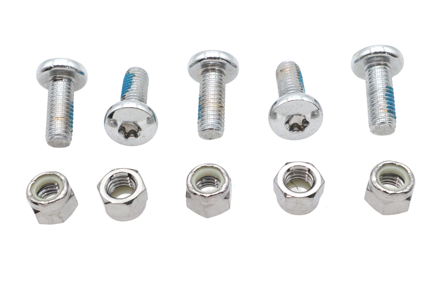 HARLEY Rear Disc Bolt and Nut Kit Chrome Fits 1992-2017 FXD,   1992-UP FXST,   1992-UP FLST,   1992-