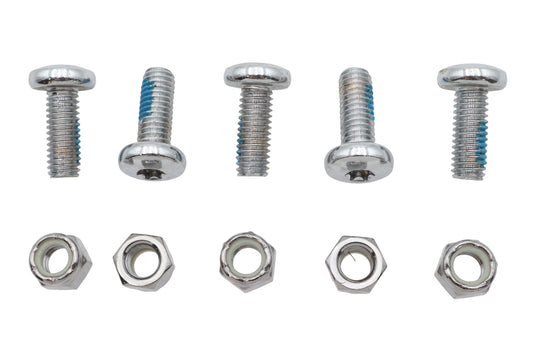 HARLEY Rear Disc Bolt and Nut Kit Chrome Fits 1992-2017 FXD,   1992-UP FXST,   1992-UP FLST,   1992-