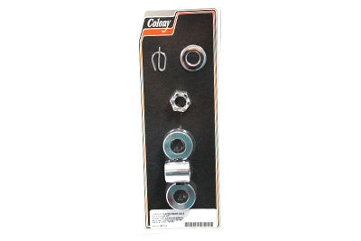 HARLEY Rear Axle Spacer Kit Chrome Fits 1987-UP FXST, Rear Fitment