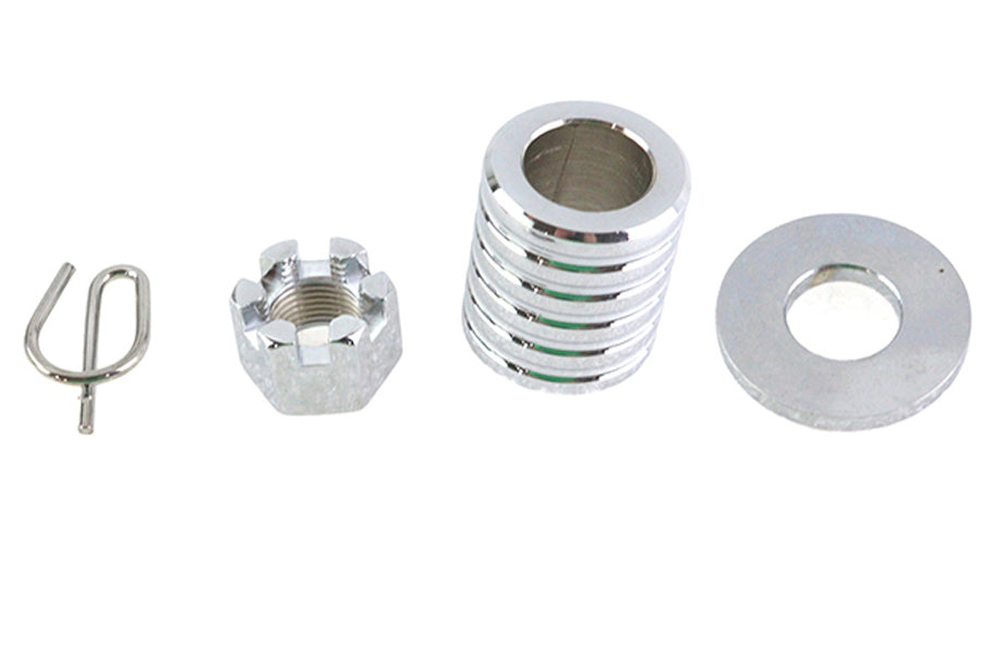 HARLEY Rear Axle Spacer Kit Chrome Fits 1991-1999 FXD,