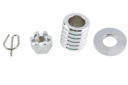 HARLEY Rear Axle Spacer Kit Chrome Fits 1991-1999 FXD,