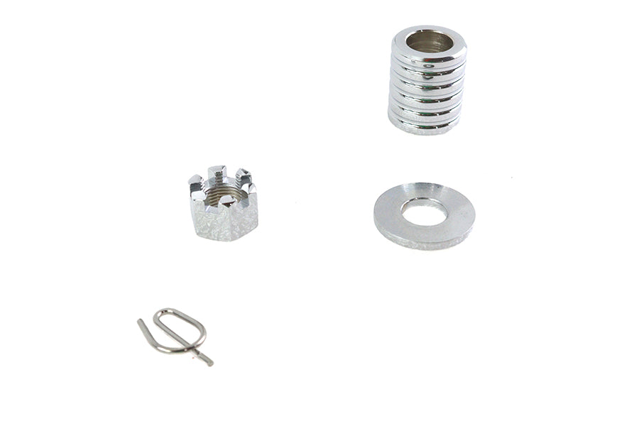 HARLEY Rear Axle Spacer Kit Chrome Fits 1991-1999 FXD,