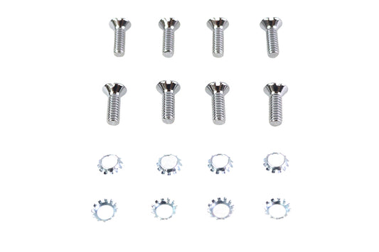 HARLEY Tappet Block Screw Kit Chrome Fits 0-  Special, application for using pre 1976 tappet blocks