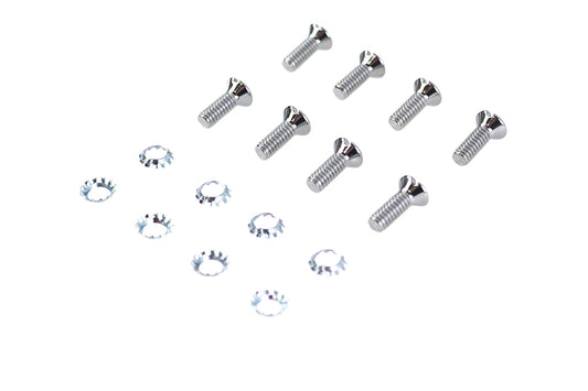 HARLEY Tappet Block Screw Kit Chrome Fits 0-  Special, application for using pre 1976 tappet blocks