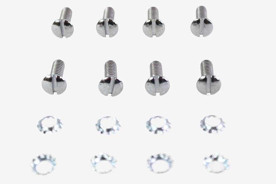 HARLEY Tappet Block Screw Kit Chrome Fits 0-  Special, application for using pre 1976 tappet blocks