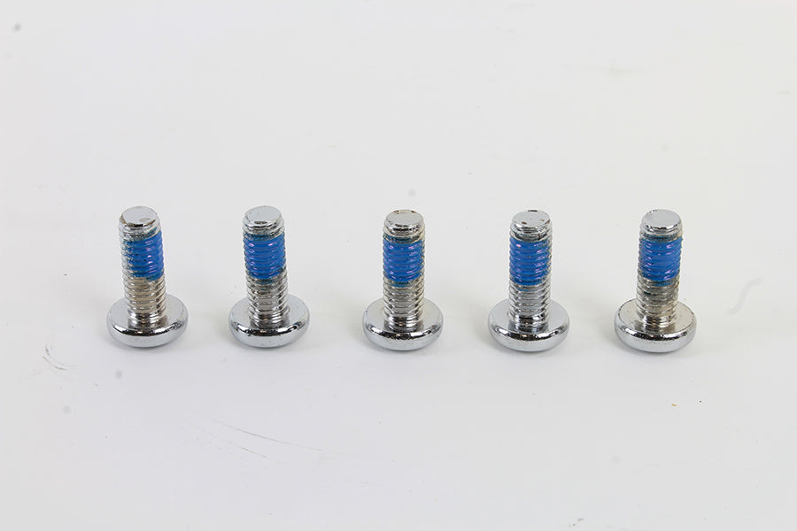HARLEY Chrome Rear Brake Disc Bolts Fits 1992-2017 FXD,   1992-UP FXST,   1992-UP FLT,   1992-UP XL,