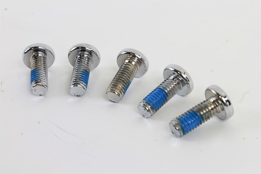 HARLEY Chrome Rear Brake Disc Bolts Fits 1992-2017 FXD,   1992-UP FXST,   1992-UP FLT,   1992-UP XL,