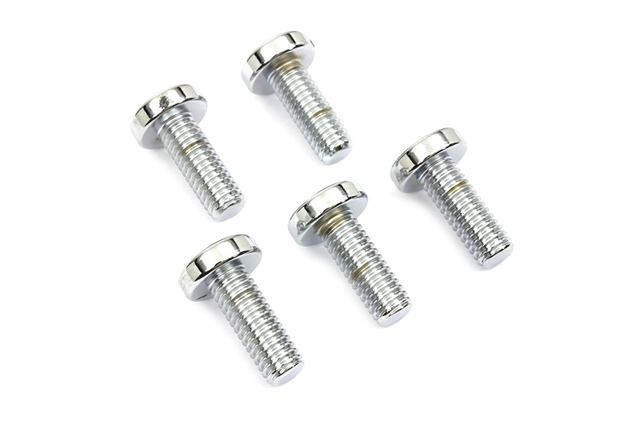 HARLEY Chrome Rear Brake Disc Bolts Fits 1997-2017 FXD,   1997-UP FXST,   1997-UP FLT,   1997-UP FLS