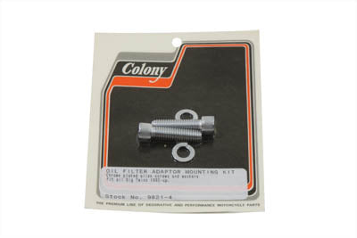HARLEY Oil Filter Adapter Mount Kit Chrome Fits 1992-1999 FXST,   1992-1999 FLST,