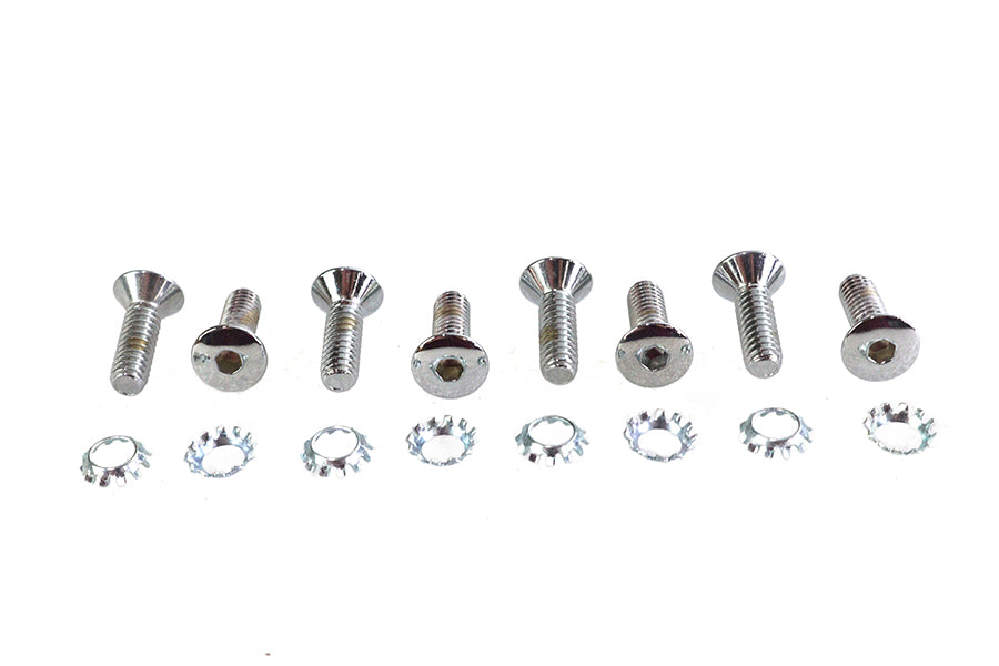 HARLEY Tappet Block Screw Kit Chrome Fits 0-  Special, application for using pre 1976 tappet blocks