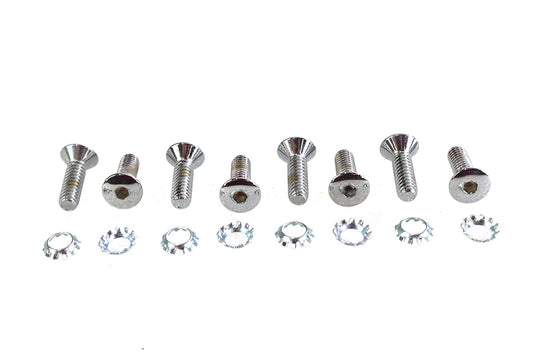 HARLEY Tappet Block Screw Kit Chrome Fits 0-  Special, application for using pre 1976 tappet blocks