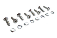 HARLEY Tappet Block Screw Kit Chrome Fits 0-  Special, application for using pre 1976 tappet blocks