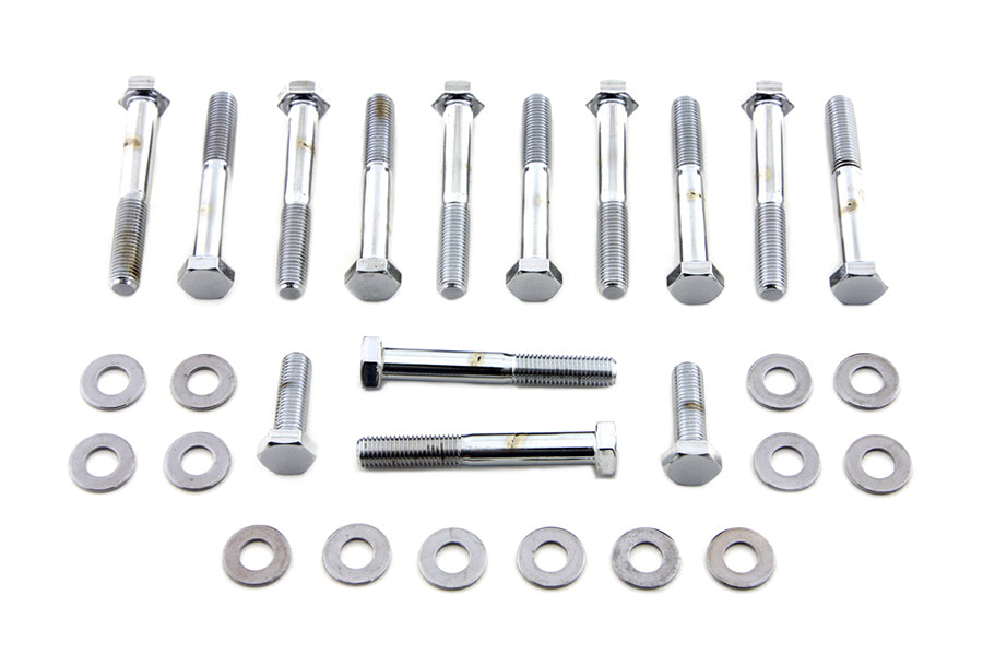HARLEY Rocker Box Screw Kit Chrome Fits 1957-1976 XL,