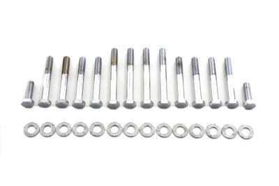 HARLEY Rocker Box Screw Kit Chrome Fits 1977-1985 XL,