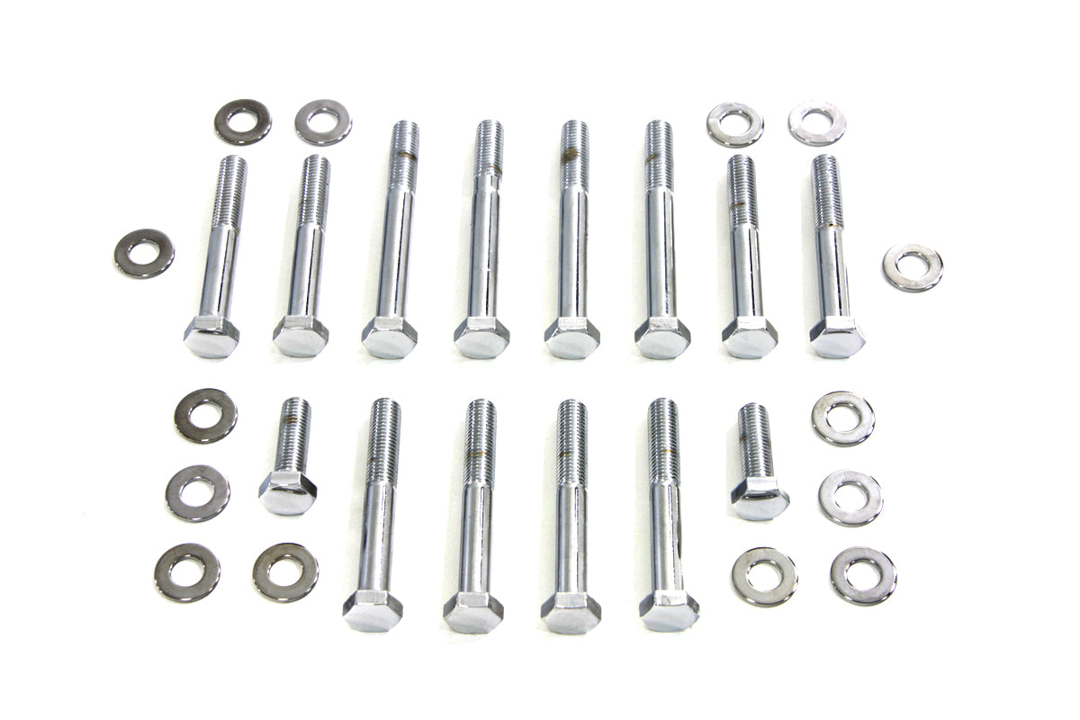 HARLEY Rocker Box Screw Kit Chrome Fits 1977-1985 XL,