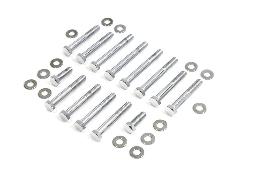 HARLEY Rocker Box Screw Kit Chrome Fits 1977-1985 XL,