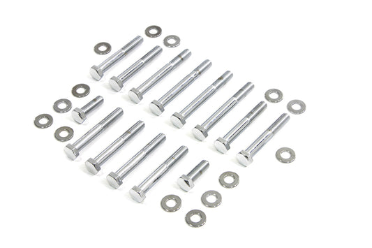 HARLEY Rocker Box Screw Kit Chrome Fits 1977-1985 XL,