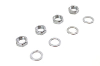 HARLEY Rocker Arm Shaft Chrome End Nut Kit Fits 1936-1940 EL,   1941-1947 FL,
