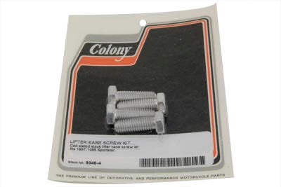 HARLEY Tappet Block Screw Kit Cadmium Fits 1957-1985 XL,