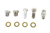 HARLEY Oil Line Fitting Kit Cadmium Fits 1936-1940 EL,   1941-1941 FL,