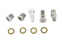 HARLEY Oil Line Fitting Kit Cadmium Fits 1936-1940 EL,   1941-1941 FL,