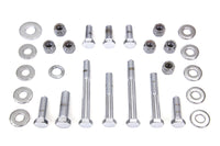 HARLEY Upper and Lower Chrome Engine Bolts Fits 1984-1999 FXST,   1986-1999 FLST,