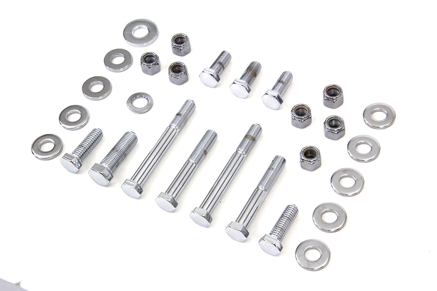HARLEY Upper and Lower Chrome Engine Bolts Fits 1984-1999 FXST,   1986-1999 FLST,