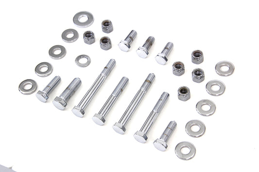 HARLEY Upper and Lower Chrome Engine Bolts Fits 1984-1999 FXST,   1986-1999 FLST,