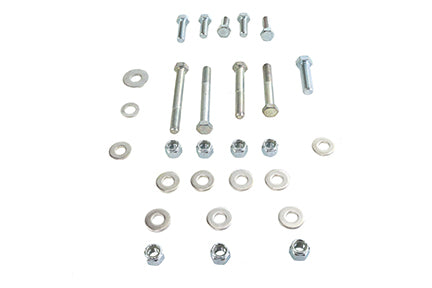 HARLEY Upper and Lower Zinc Engine Mount Bolts Fits 1984-1999 FXST,   1986-1999 FLST,