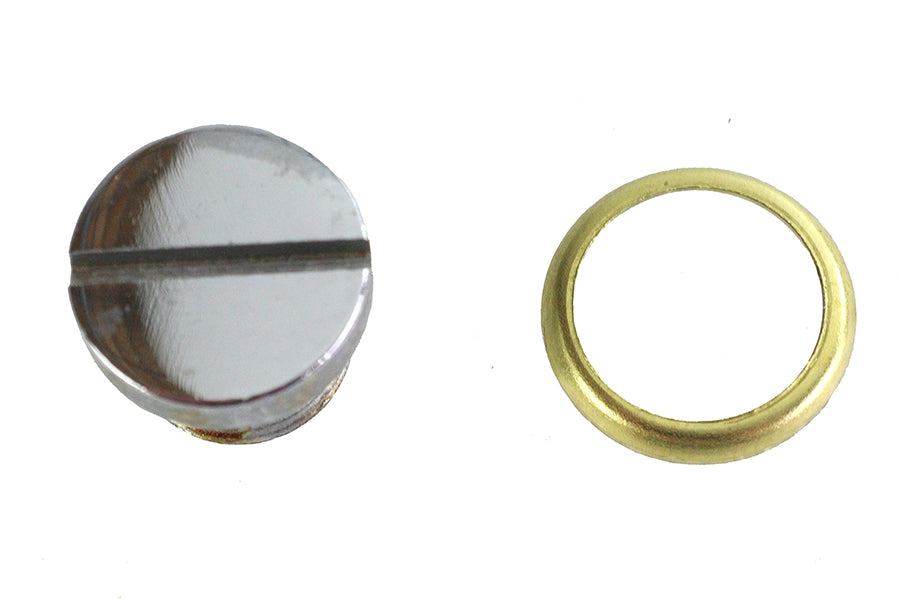 HARLEY Oil Screen Plug Chrome Fits 1966-1969 FL,