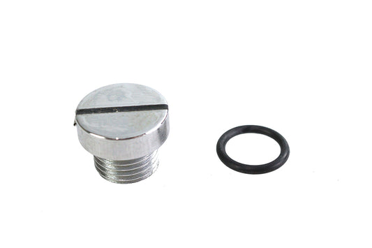 HARLEY Oil Screen Plug Chrome Fits 1970-1980 FL,   1971-1980 FX,   1979-1980 FLT,