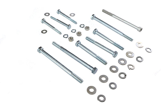 HARLEY Engine Case Kit Cadmium Fits 1977-1990 XL,