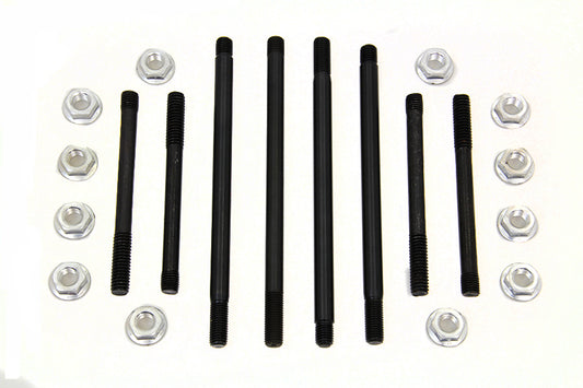 HARLEY Chrome Engine Case Flanged Bolt Kit Fits 1996-1999 FXST,   1996-1999 FLST,   1996-1999 FLT,
