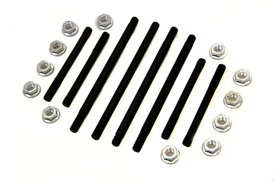 HARLEY Chrome Engine Case Flanged Bolt Kit Fits 1996-1999 FXST,   1996-1999 FLST,   1996-1999 FLT,