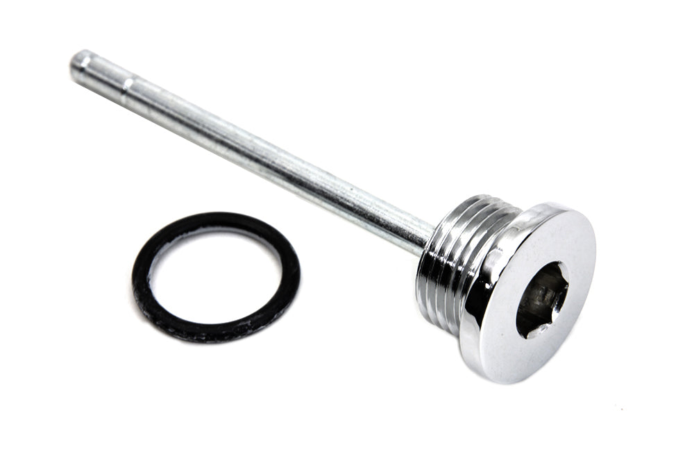 HARLEY Transmission Filler Plug and Dipstick Chrome Fits 1987-2006 FXST,   1987-2006 FLST,   1987-20