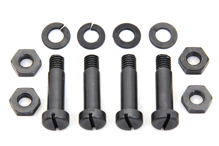HARLEY Footboard Parkerized Hinge Bolt Kit Fits 1914-1921 J,   1936-1940 EL,   1929-1940 WL,   1936-