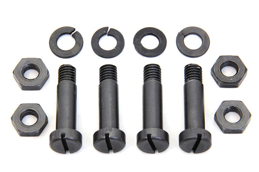 HARLEY Footboard Parkerized Hinge Bolt Kit Fits 1914-1921 J,   1936-1940 EL,   1929-1940 WL,   1936-