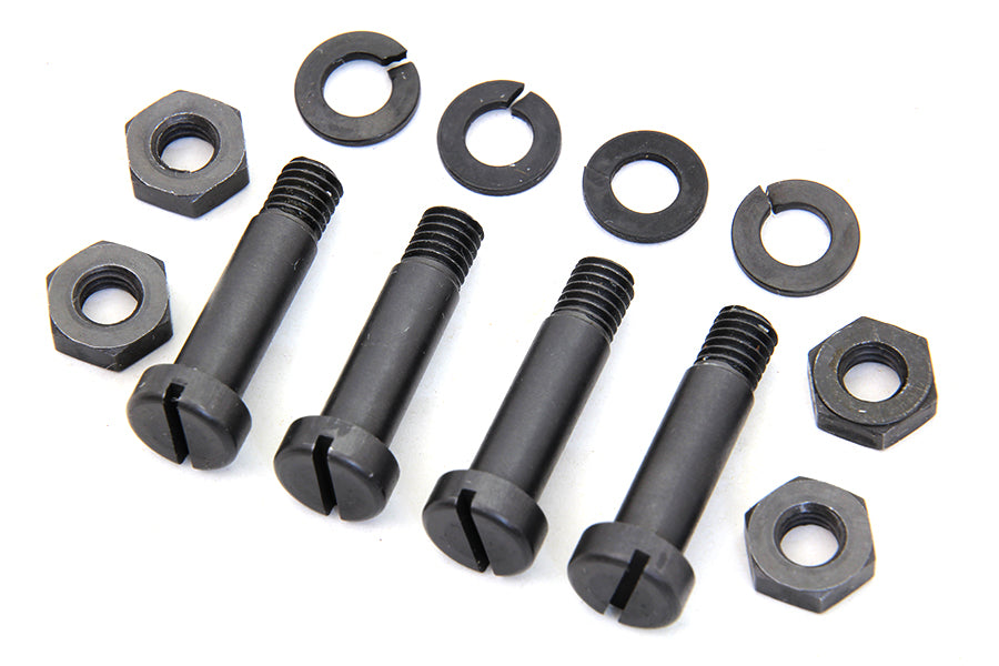 HARLEY Footboard Parkerized Hinge Bolt Kit Fits 1914-1921 J,   1936-1940 EL,   1929-1940 WL,   1936-