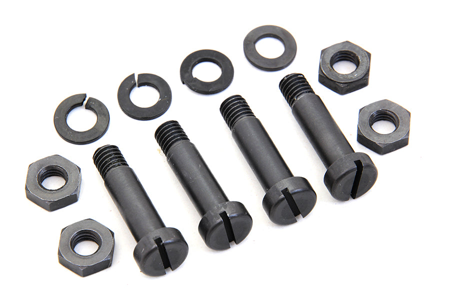 HARLEY Footboard Parkerized Hinge Bolt Kit Fits 1914-1921 J,   1936-1940 EL,   1929-1940 WL,   1936-