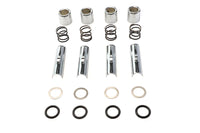 HARLEY Upper Pushrod Cover Kit Chrome Fits 1986-1990 XL,