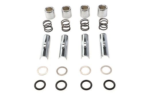 HARLEY Upper Pushrod Cover Kit Chrome Fits 1986-1990 XL,