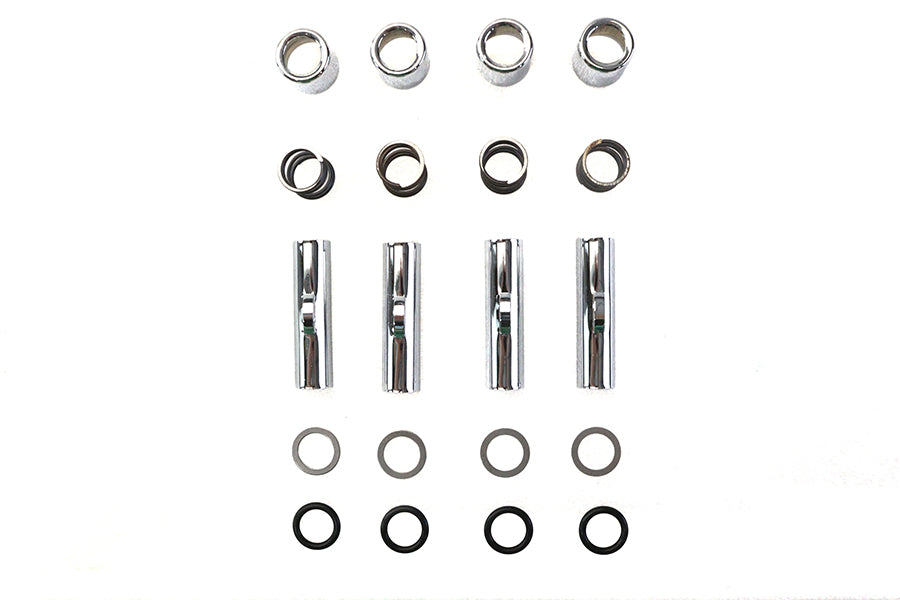 HARLEY Upper Pushrod Cover Kit Chrome Fits 1986-1990 XL,