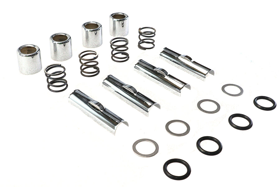 HARLEY Upper Pushrod Cover Kit Chrome Fits 1986-1990 XL,